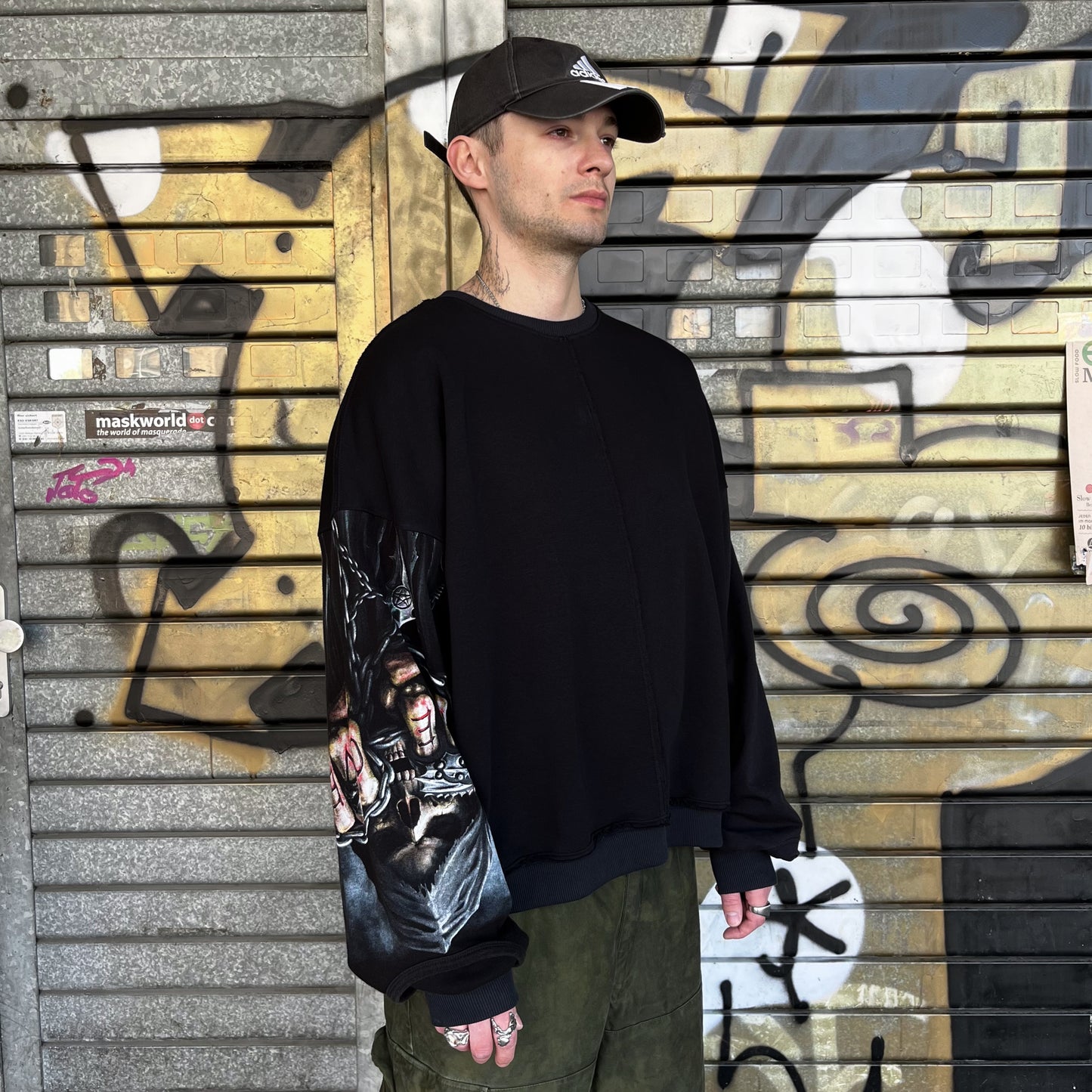 upcycled t-shirt sweater