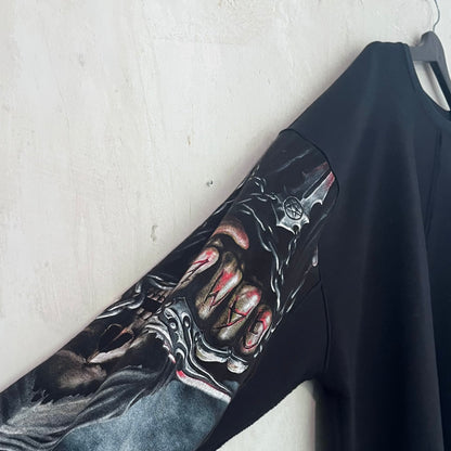 upcycled t-shirt sweater