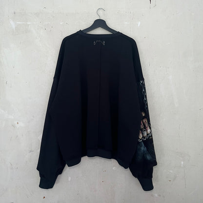 upcycled t-shirt sweater