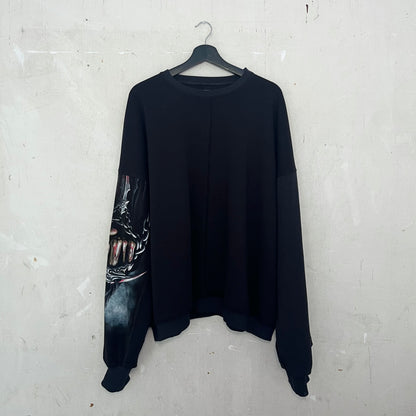 upcycled t-shirt sweater
