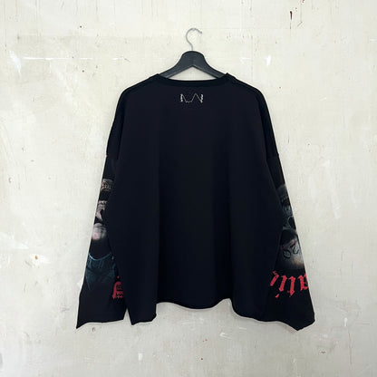 upcycled t-shirt longsleeve