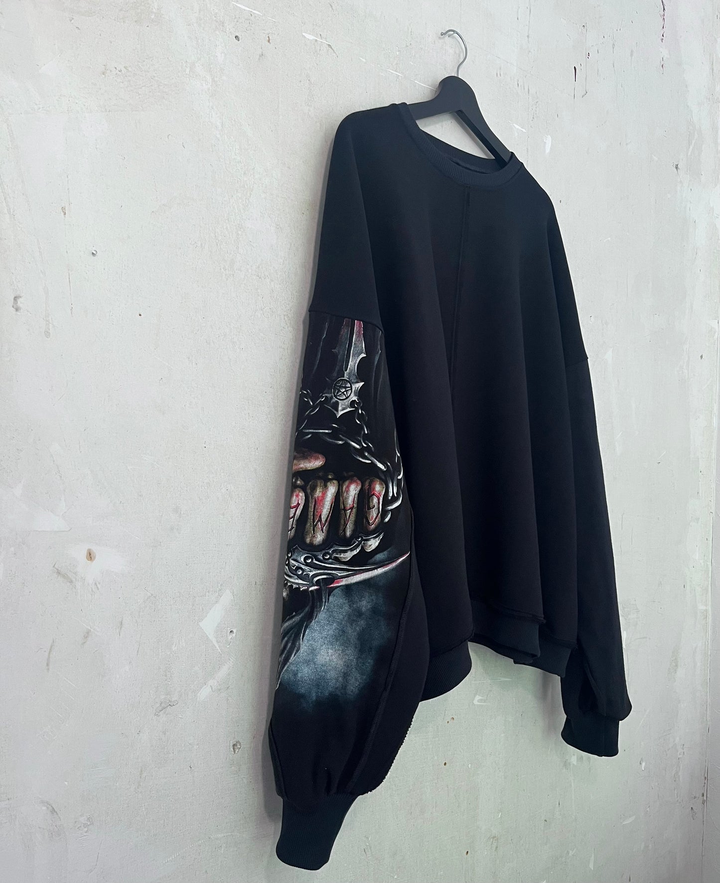 upcycled t-shirt sweater