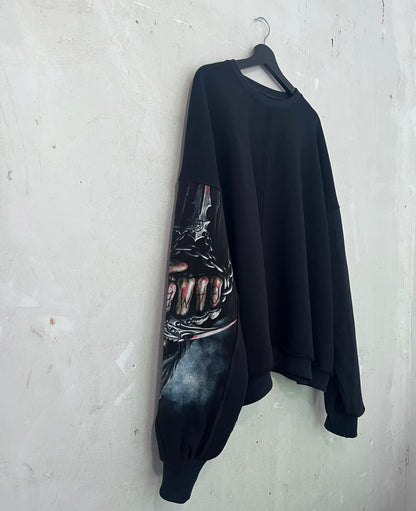 upcycled t-shirt sweater