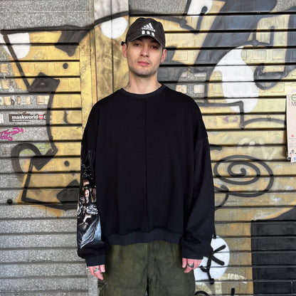 upcycled t-shirt sweater