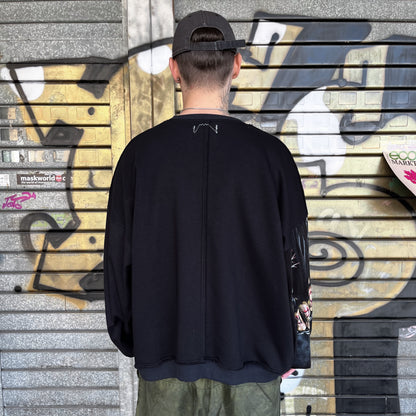 upcycled t-shirt sweater