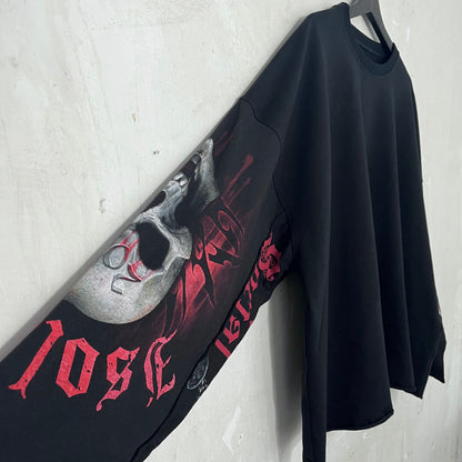 upcycled t-shirt longsleeve