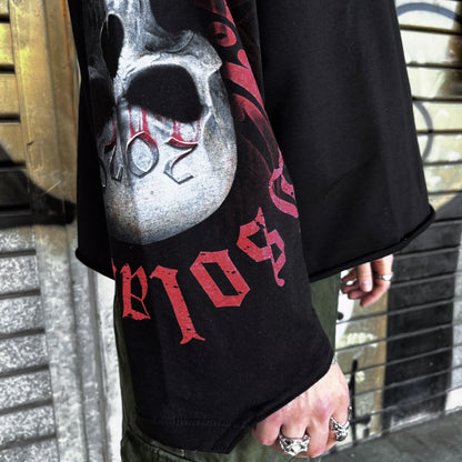 upcycled t-shirt longsleeve