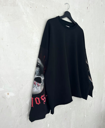 upcycled t-shirt longsleeve