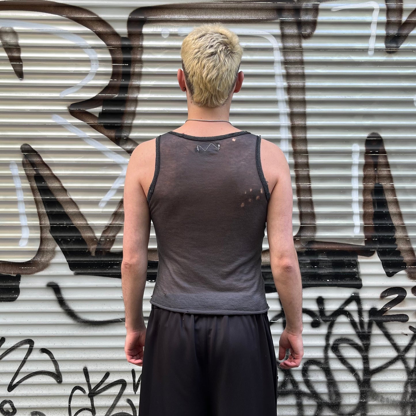 cozy wool tanktop anthrazit
