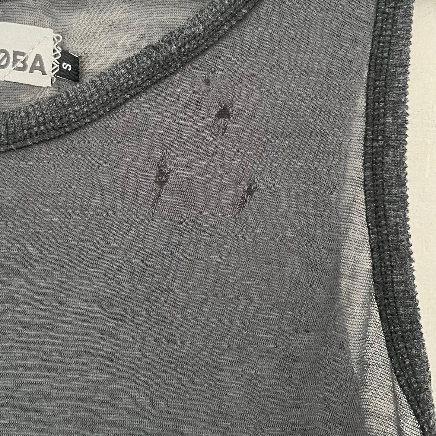 cozy wool tanktop anthrazit