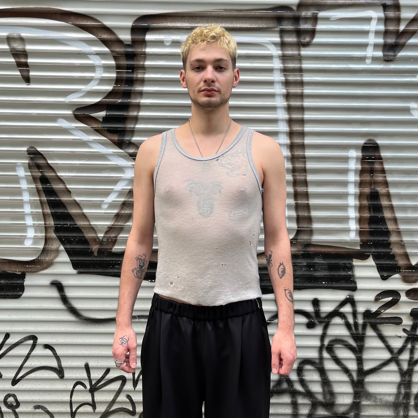 cozy wool tanktop grey