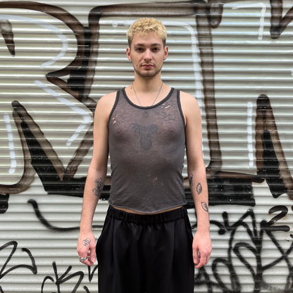 cozy wool tanktop anthrazit