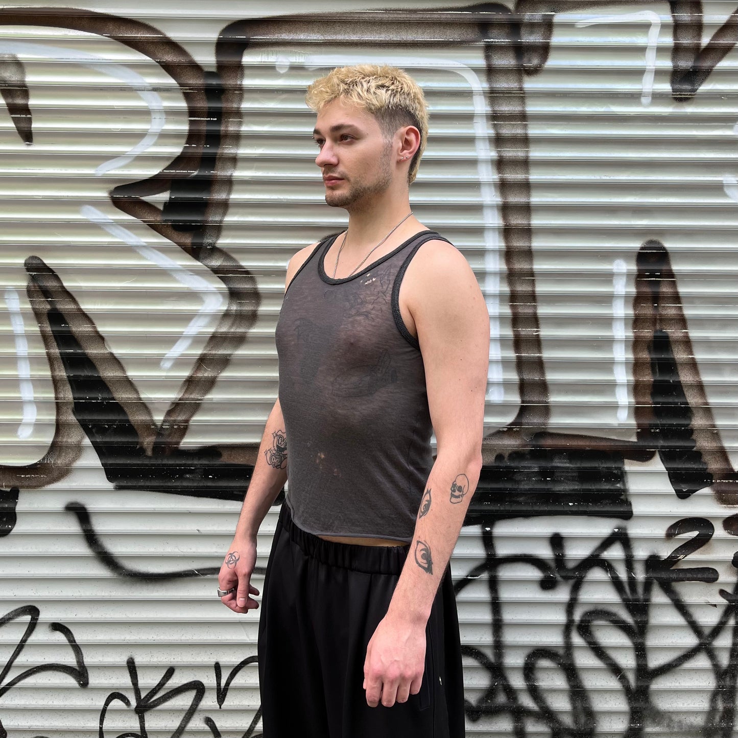 cozy wool tanktop anthrazit