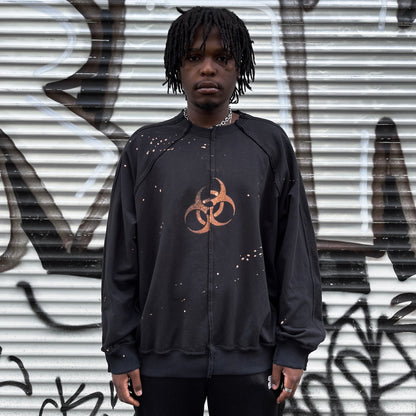 deconstructed longsleeve bleached