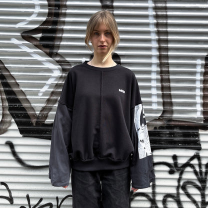 upcycled t-shirt sweater