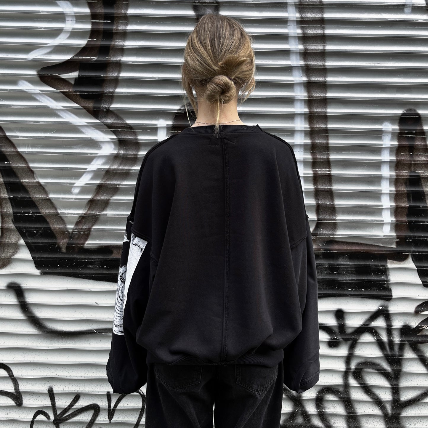 upcycled t-shirt sweater