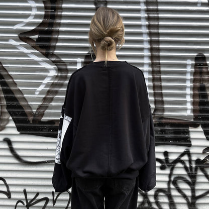 upcycled t-shirt sweater