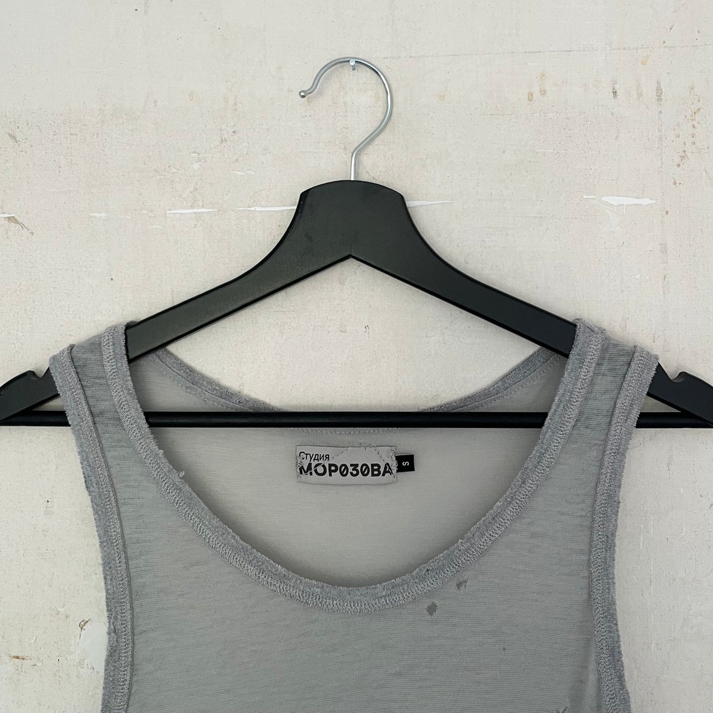 cozy wool tanktop grey