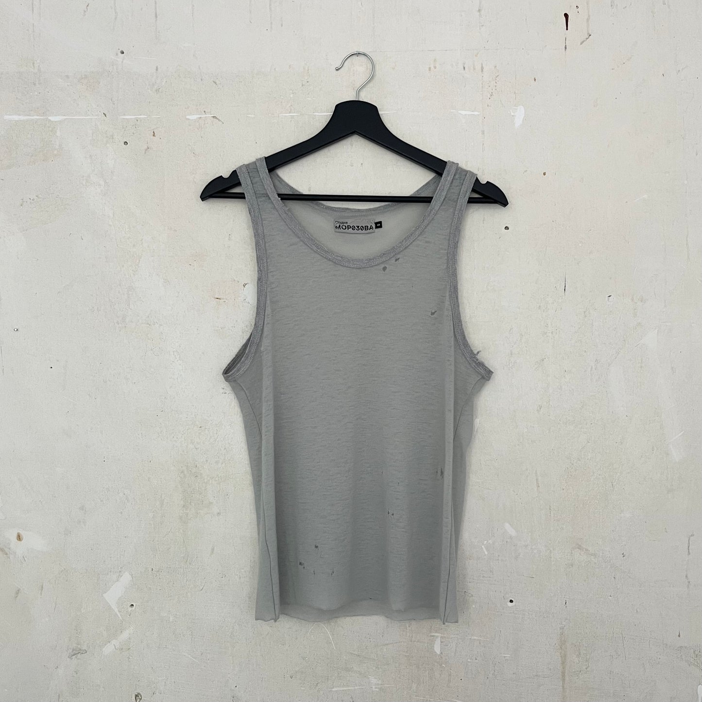 cozy wool tanktop grey