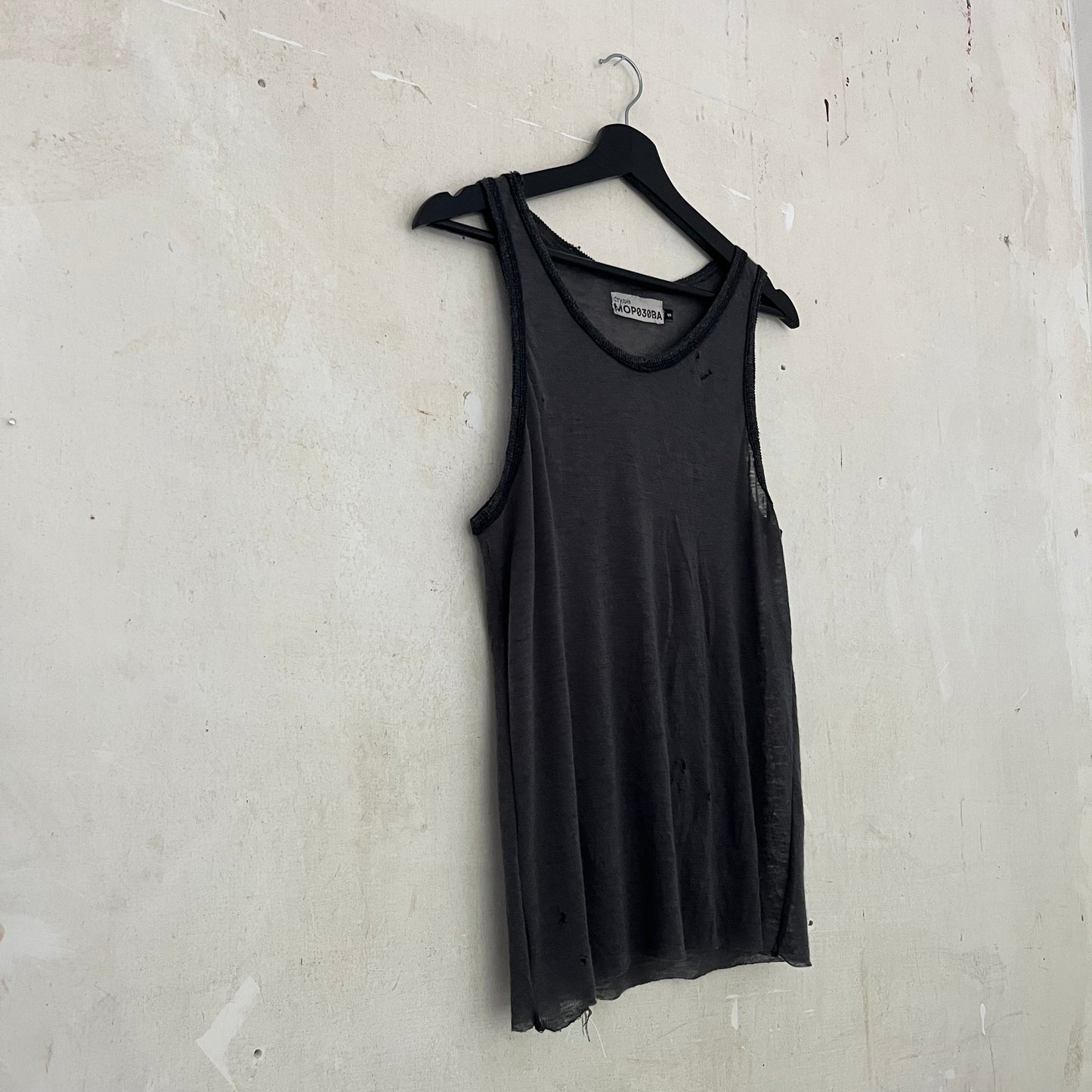 cozy wool tanktop anthrazit